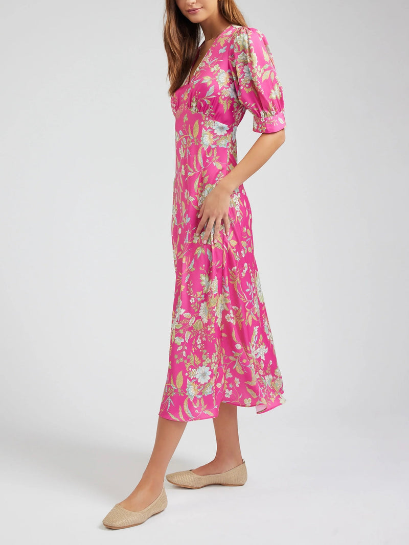 Fuchsia Blooms Dress