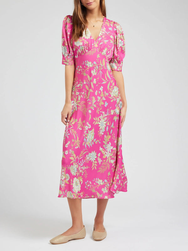 Fuchsia Blooms Dress