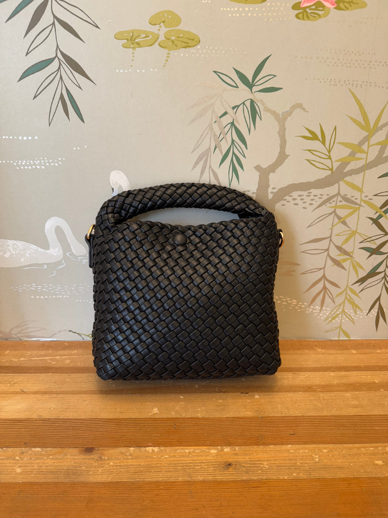 Adrianne Small Woven Bag Black