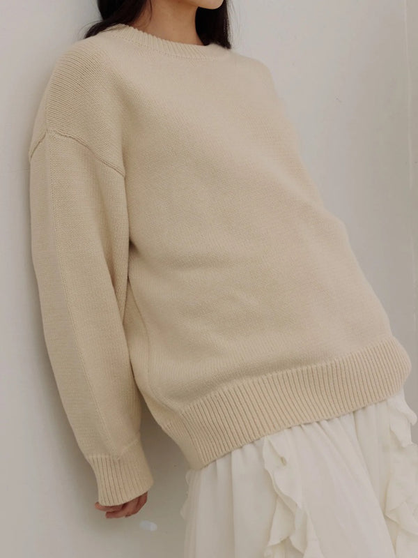 Alex Crewneck Sweater Natural