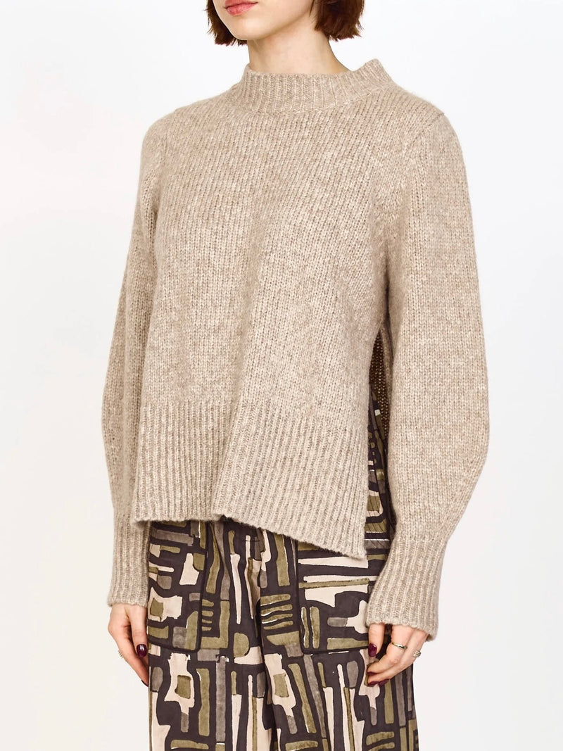 Mirth Aspen Open Side Pullover in Camel