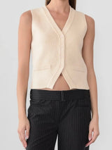 Julia Button Vest