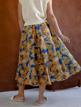 Laurel Floral Midi Skirt