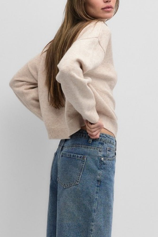 Lexi Pocket Sweater Oatmeal