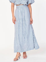 Mirth Praiano Skirt in Ocean Stripe