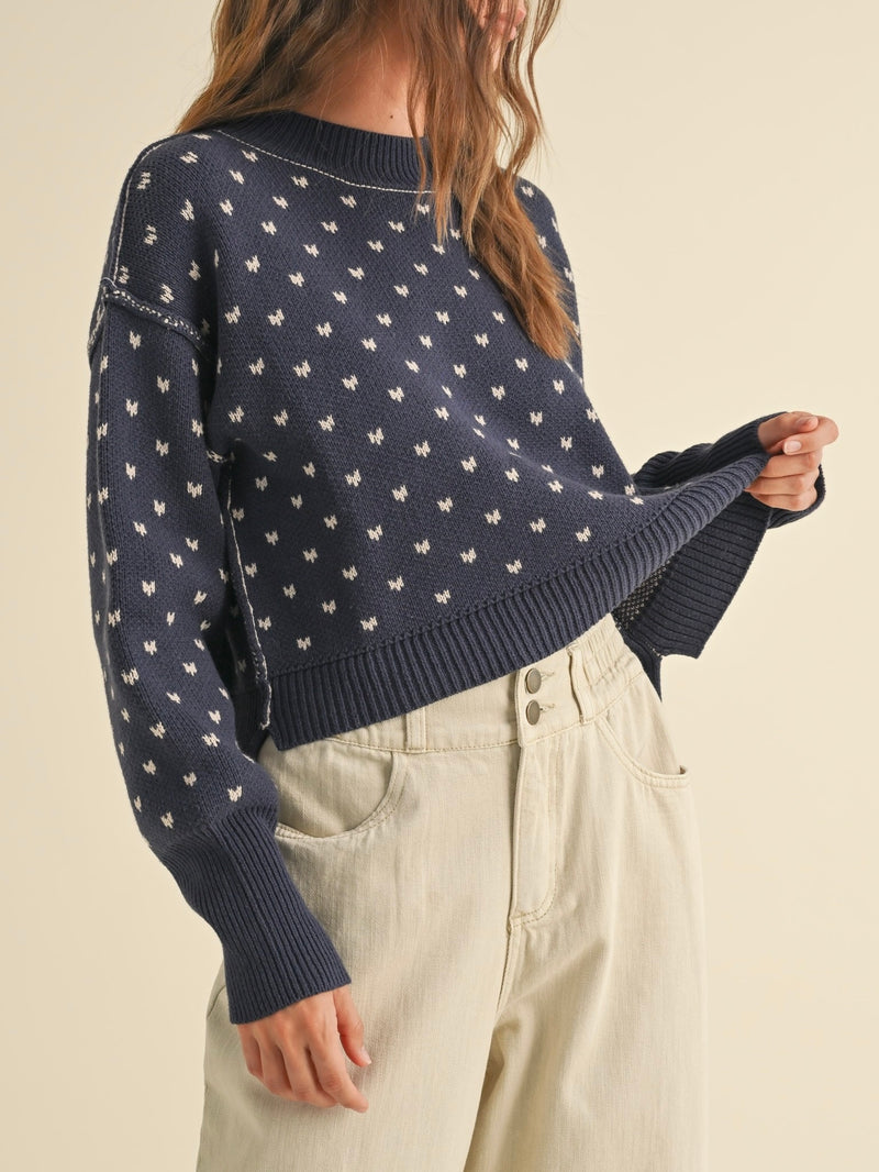 Amour Sweater Navy