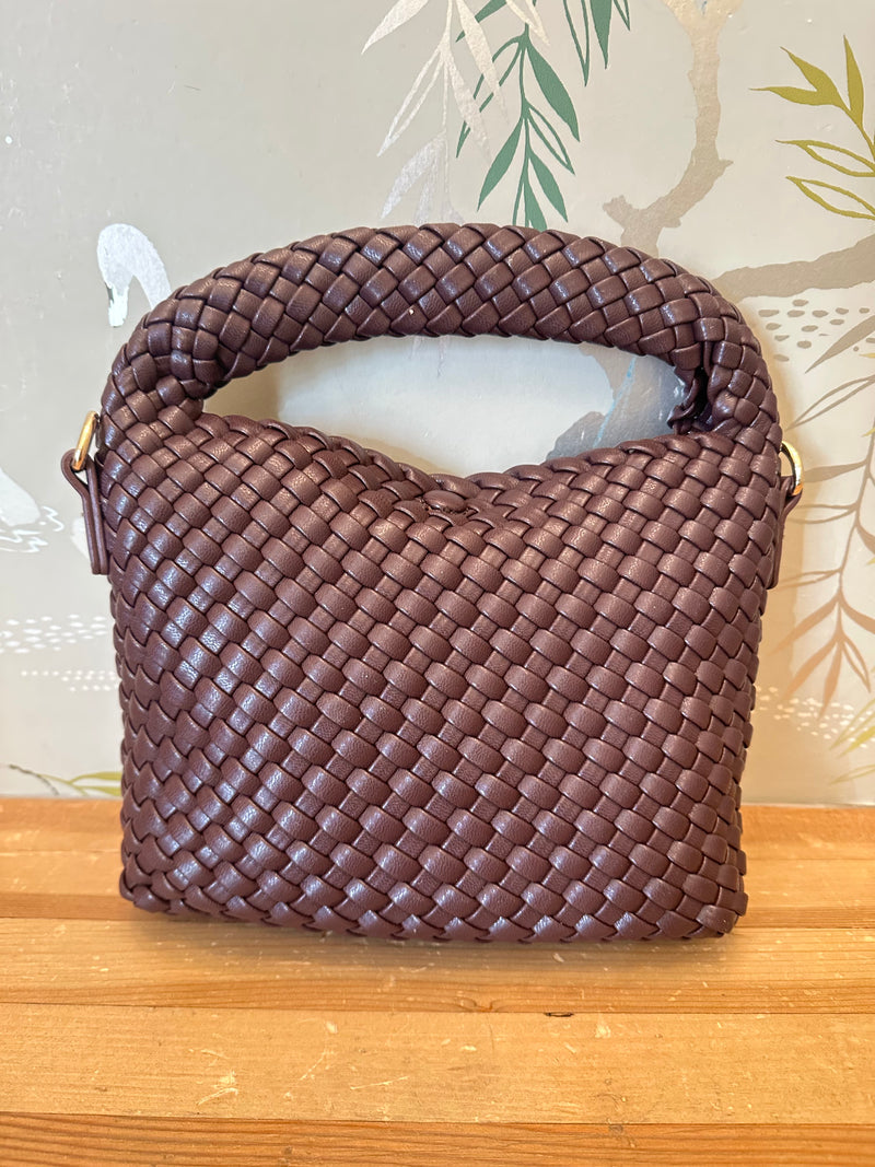 Adrianne Small Woven Bag Espresso