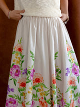 Veronica Floral Midi Skirt