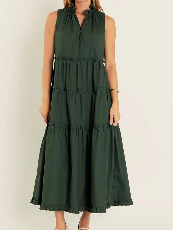 Gwen Ruffled Maxi Dress