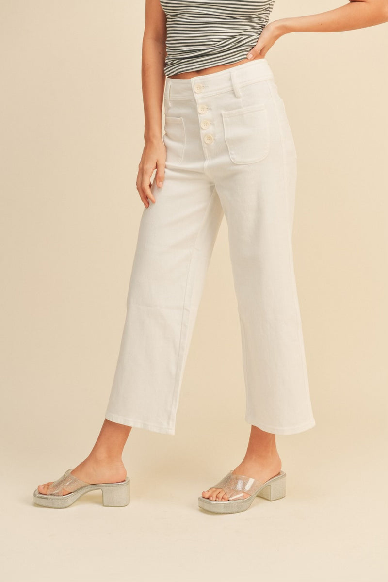 Pocket Trouser White