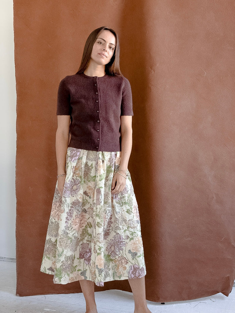 Beatrice Floral Midi Skirt