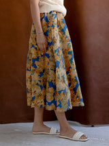 Laurel Floral Midi Skirt