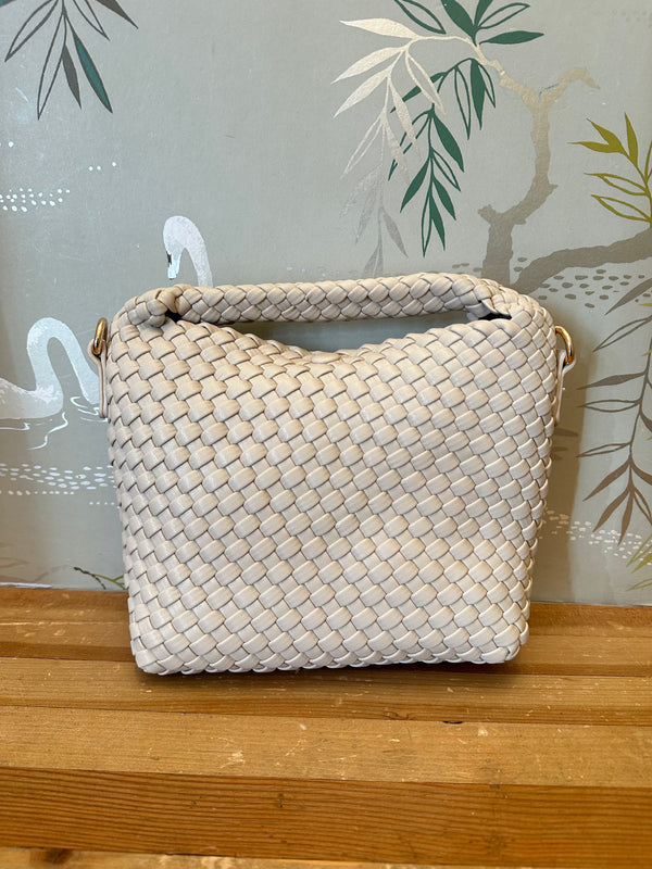 Adrianne Small Woven Bag Ivory