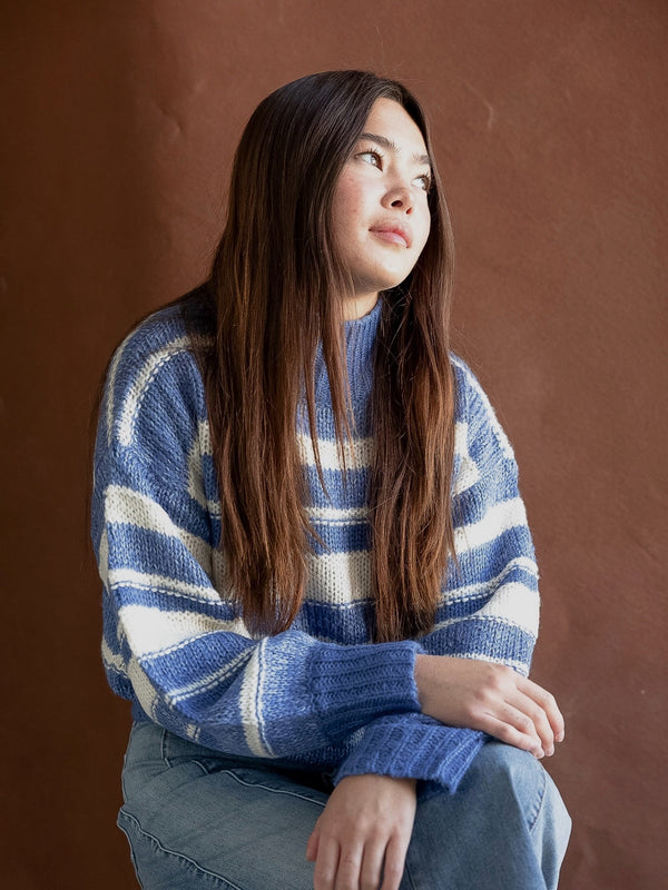 Abstract Stripe Sweater