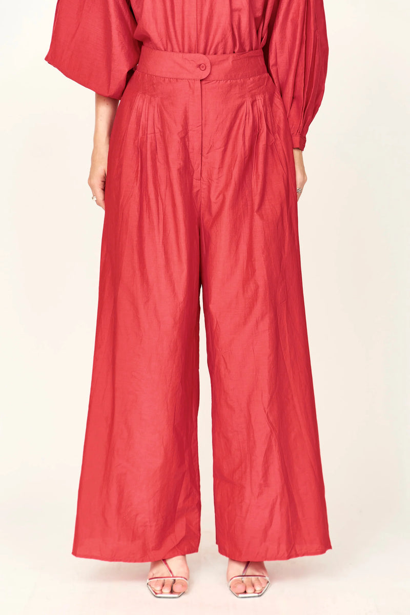 Mirth Calistoga Pant Red