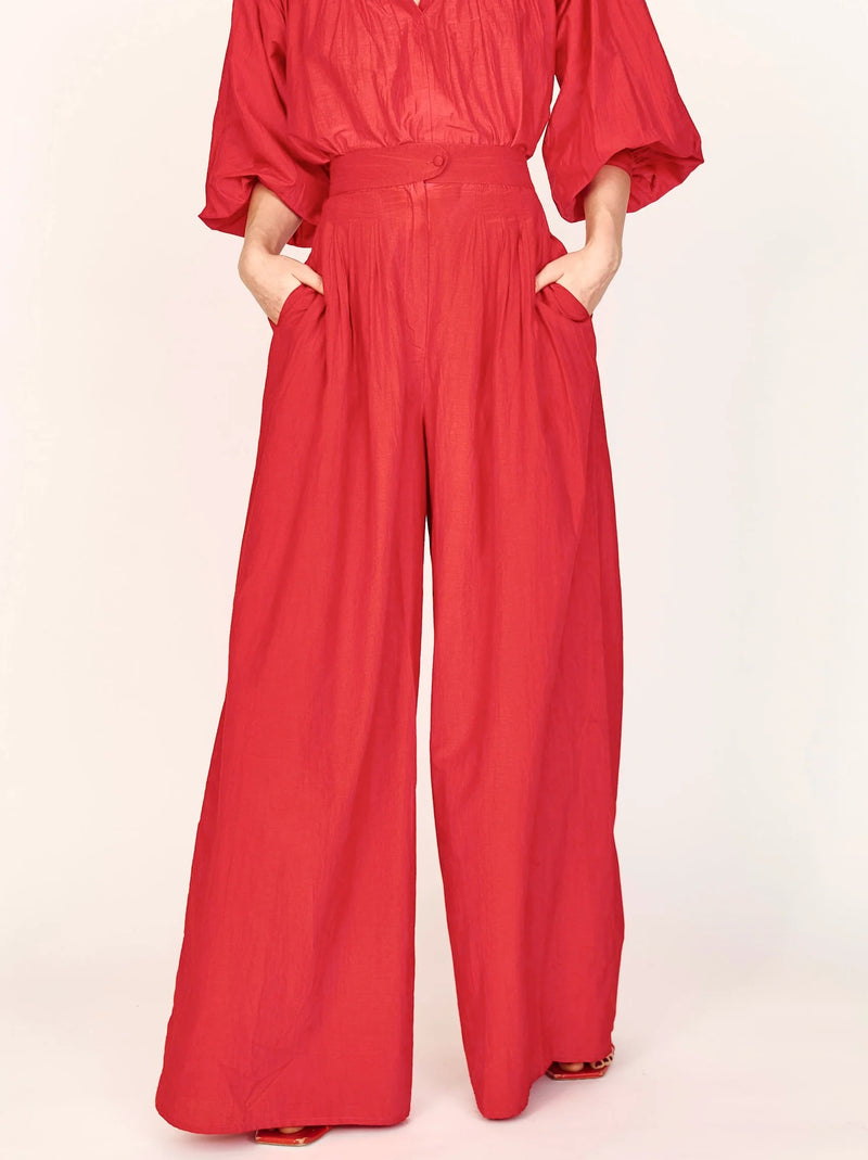 Mirth Calistoga Pant Red