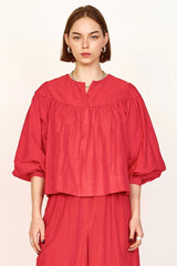 Mirth Oslo Blouse Red