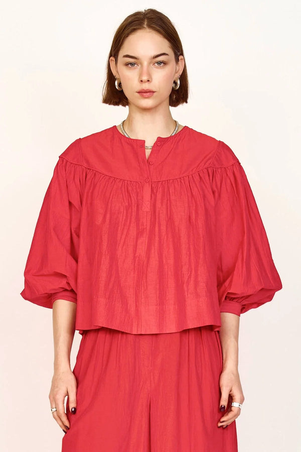 Mirth Oslo Blouse Red