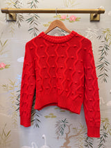 GiGi Bubble Sweater Red