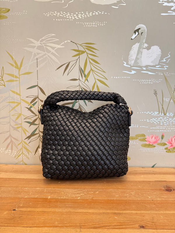 Adrianne Small Woven Bag Black