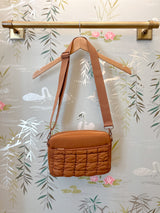 Quilted Crossbody Bag Brown