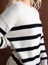 Cape Stripe Knit Ivory