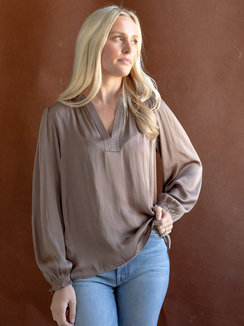 Helena V-Neck Blouse