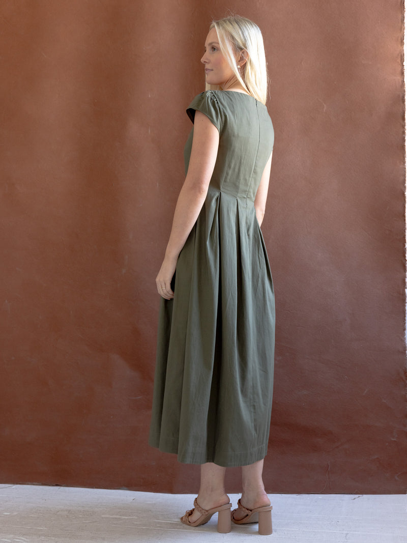 Chloe Dress - Olive