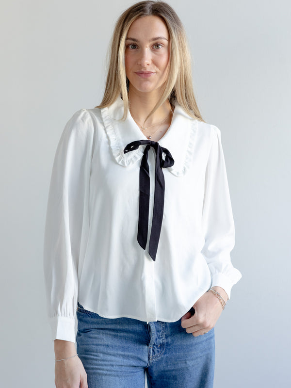 Peter Pan Bow Blouse