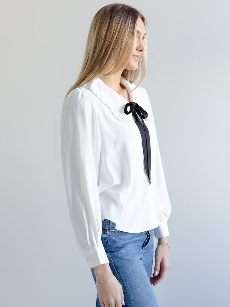 Peter Pan Bow Blouse