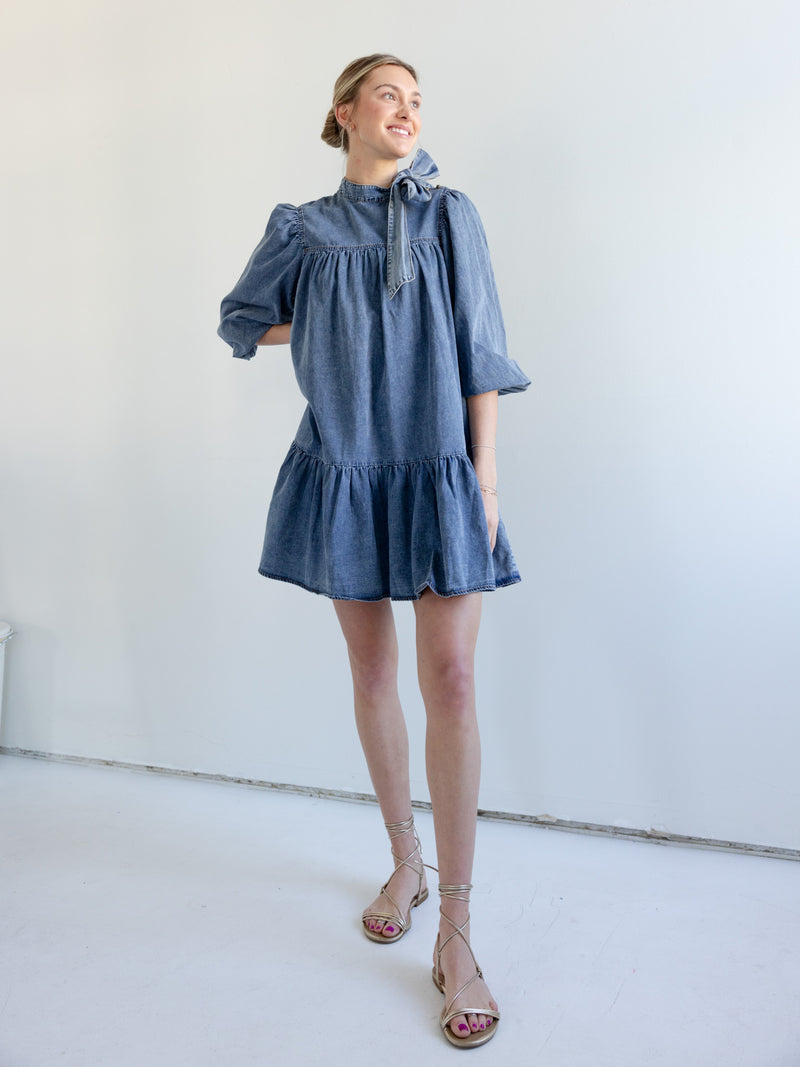 Kennedy Denim Mini Dress