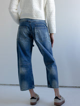 Drawstring Barrel Jeans