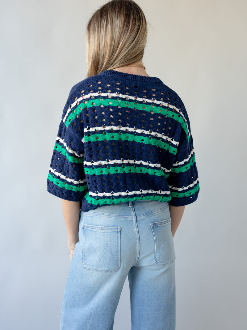 Match Point Sweater - Navy