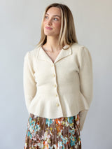 Perla Knit Cardigan - Ivory