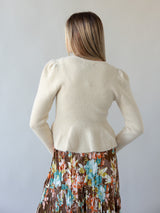 Perla Knit Cardigan - Ivory