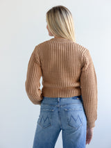 Farrah Knit Sweater Camel