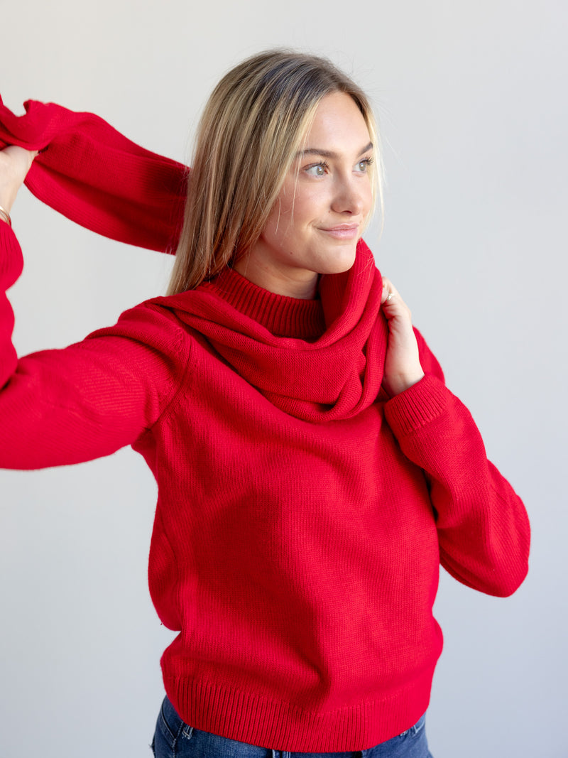 Ruby Scarf Sweater