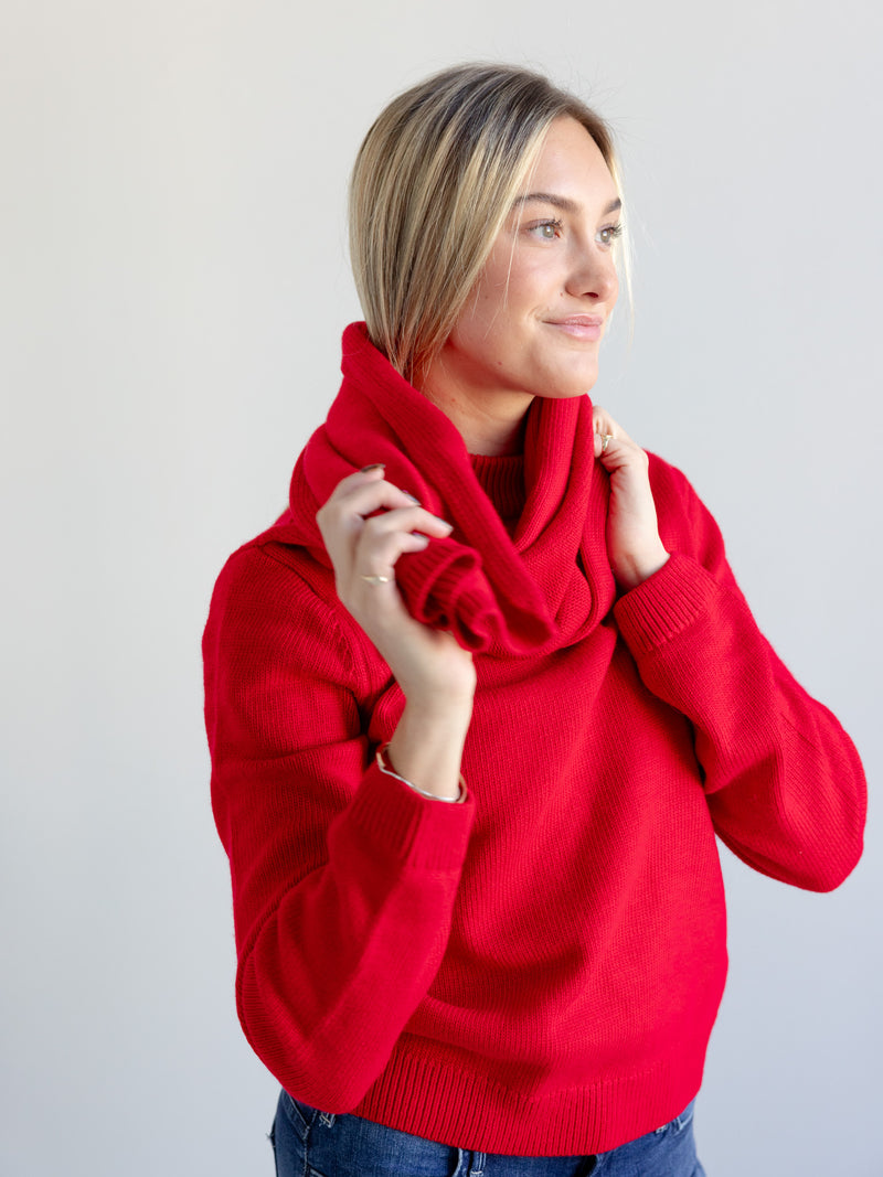 Ruby Scarf Sweater