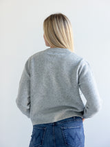 Annie Bow Cardigan Grey