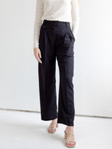 Marin High Rise Trouser -Black