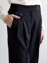 Marin High Rise Trouser -Black