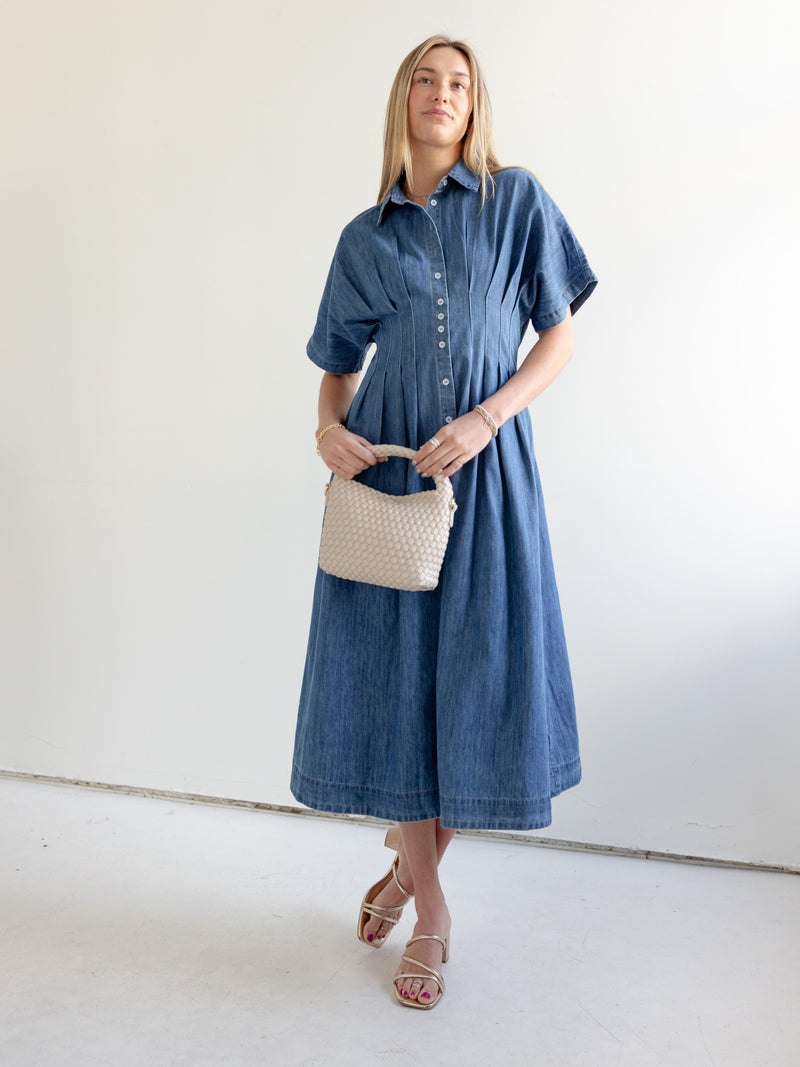 Becca Denim Midi Dress