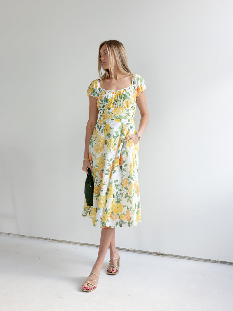 Yellow Rose Dress