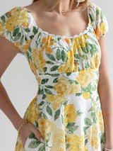 Yellow Rose Dress