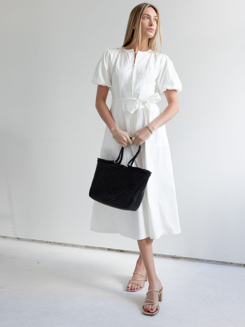 Hadley Woven Dress - White