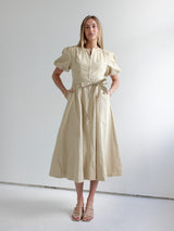 Hadley Woven Dress - Khaki