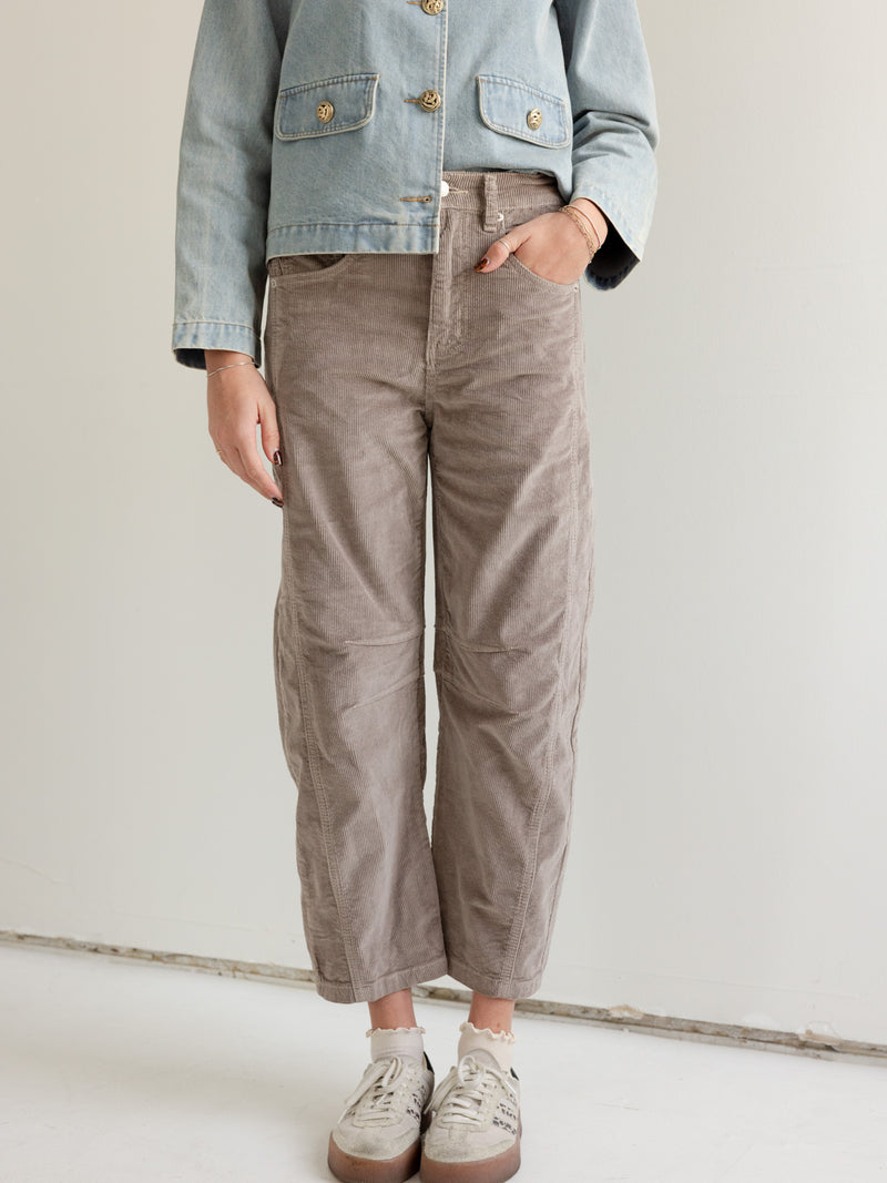 Brynn Corduroy Pant- Mink