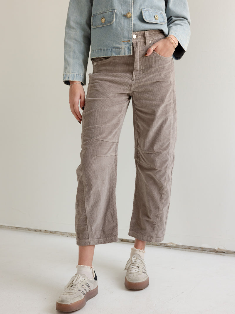 Brynn Corduroy Pant- Mink