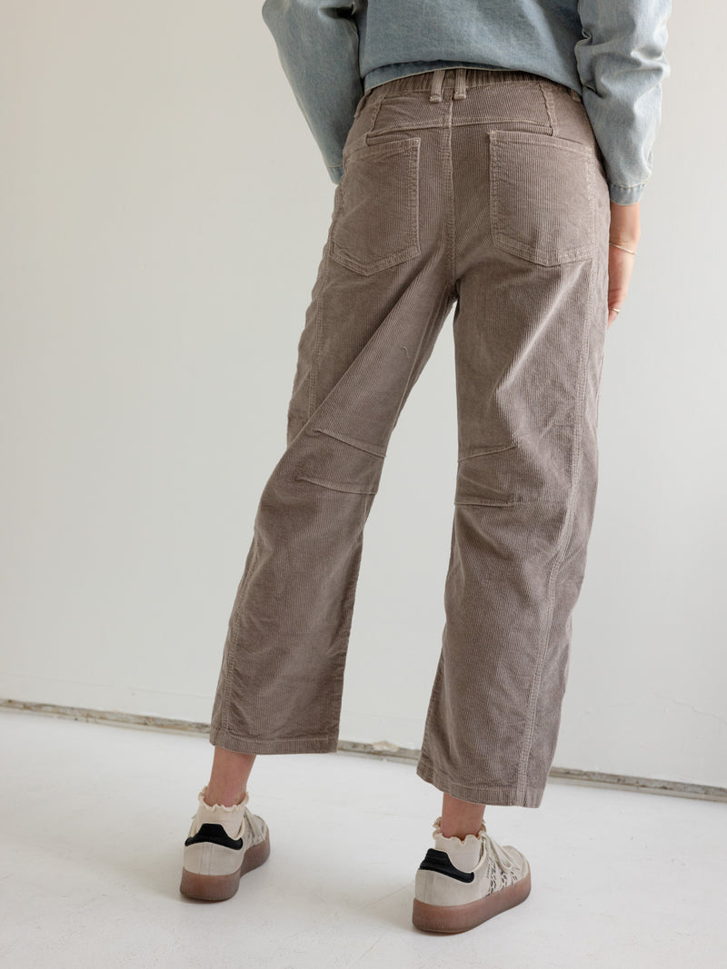 Brynn Corduroy Pant- Mink