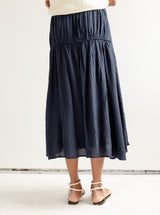 Louisa Navy Skirt